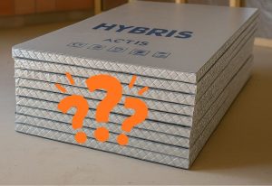 plaque d'isolant actis hybris