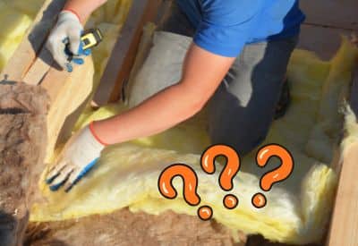 laine de verre avec point intérogation