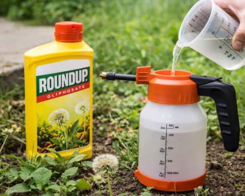exemple de dosage eau et roundup