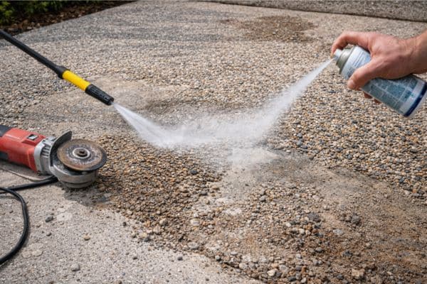 Réparation de béton décoratif exposé