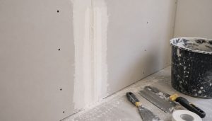 Finition de mur en cours