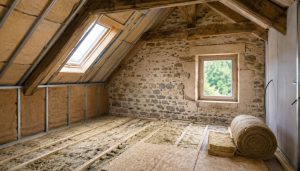 Rénovation d'un grenier en cours